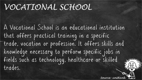 Vocational School definition