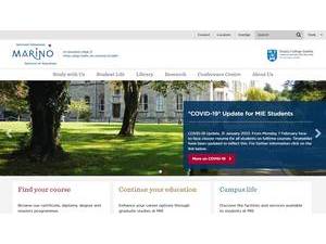 Marino Institute of Education's Website Screenshot