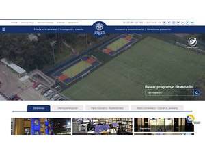 Pontificia Universidad Javeriana's Website Screenshot