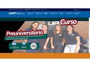 Universidad Antonio Nariño's Website Screenshot