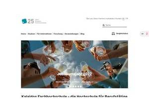 Kalaidos Fachhochschule's Website Screenshot