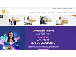 Autonomous University of Bucaramanga's Website Screenshot