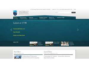 University of Technology, Mauritius's Website Screenshot