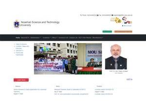 Noakhali Science and Technology University's Website Screenshot