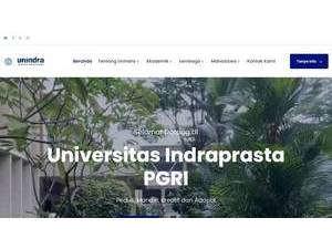 Universitas Indraprasta PGRI's Website Screenshot