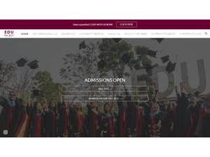 East Delta University's Website Screenshot