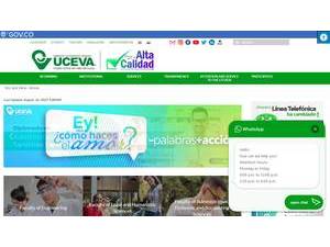 Unidad Central del Valle del Cauca's Website Screenshot