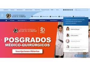 Fundación Universitaria Juan N. Corpas's Website Screenshot