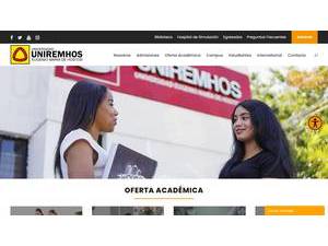 Universidad Eugenio María de Hostos's Website Screenshot