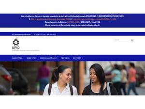 Universidad Psicología Industrial Dominicana's Website Screenshot