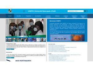 Université Épiscopale d'Haiti's Website Screenshot