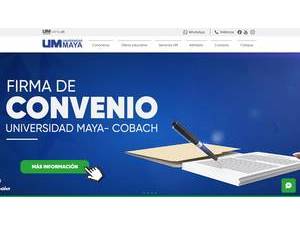 Universidad Maya's Website Screenshot