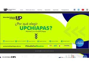 Chiapas Polytechnic University's Website Screenshot