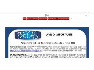 Polytechnic University of Gomez Palacio's Website Screenshot