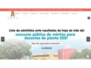University of La Guajira's Website Screenshot