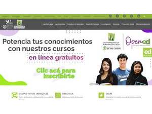 University of Manizales's Website Screenshot