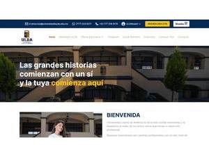 Universidad Loyola de America's Website Screenshot