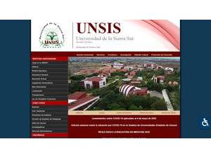 Universidad de la Sierra Sur's Website Screenshot