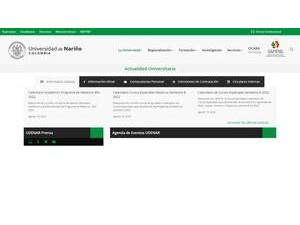 University of Nariño's Website Screenshot