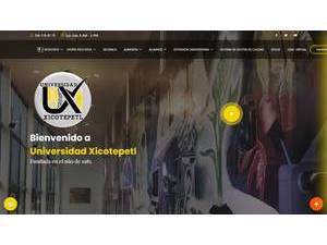 Xicotepetl University's Website Screenshot