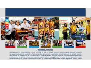 Parthenon University of Cozumel's Website Screenshot