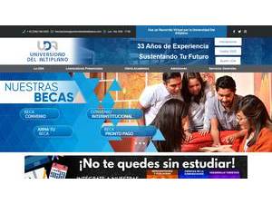 Altiplano University's Website Screenshot