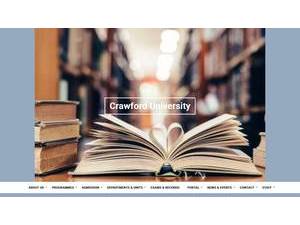 Crawford University's Website Screenshot