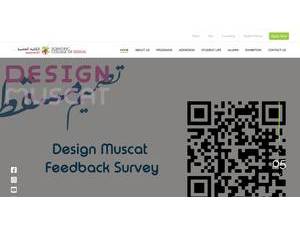 الكلية العلمية للتصميم's Website Screenshot