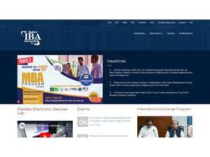 Sukkur Institute of Business Administration's Website Screenshot
