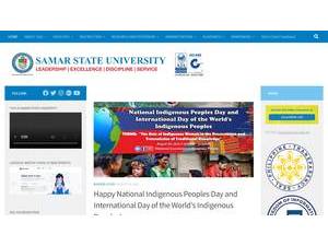 Samar State University's Website Screenshot