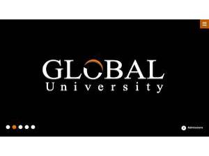 Global University's Website Screenshot