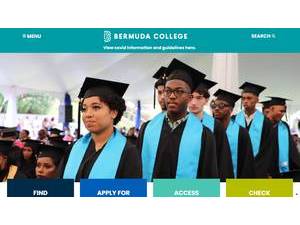 Bermuda College's Website Screenshot