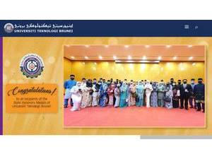 Universiti Teknologi Brunei's Website Screenshot