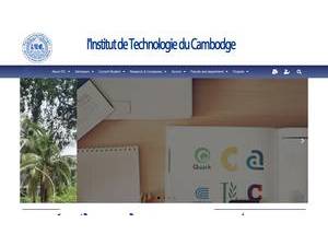 Institute of Technology of Cambodia's Website Screenshot