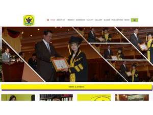 Vanda Institute's Website Screenshot