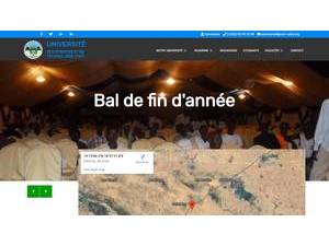 Université des Sciences et de Technologie d'Ati's Website Screenshot