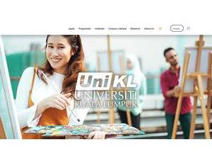 Universiti Kuala Lumpur's Website Screenshot