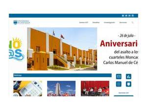 University of Cienfuegos's Website Screenshot