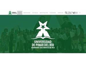Universidad de Pinar del Río Hermanos Saíz Montes de Oca's Website Screenshot