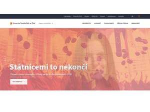 Univerzita Tomáše Bati ve Zlíne's Website Screenshot