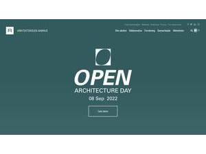 Aarhus School of Architecture's Website Screenshot