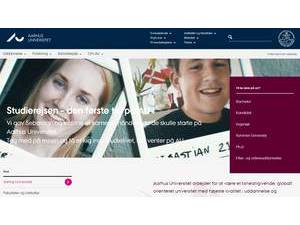 Aarhus Universitet's Website Screenshot