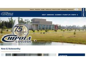 Chipola College's Website Screenshot
