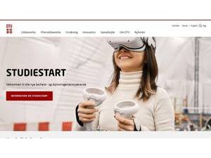 Danmarks Tekniske Universitet's Website Screenshot