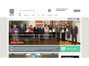 Sumgait State University's Website Screenshot