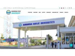 Namangan Davlat Universiteti's Website Screenshot