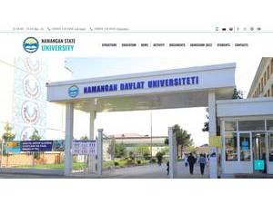 Namangan State Pedagogical Institute's Website Screenshot