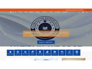 Toshkent Davlat Pedagogika Universiteti's Website Screenshot