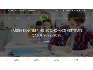 Karshi Engineering Economic Institute's Website Screenshot