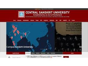 Rashtriya Sanskrit Sansthan University's Website Screenshot